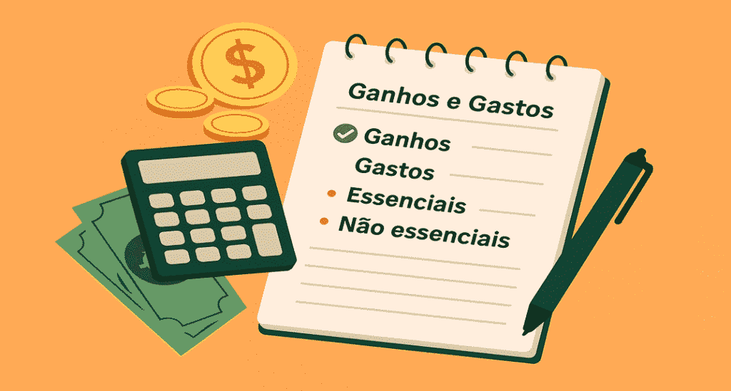 como organizar suas finanças pessoais - ganhos e gastos